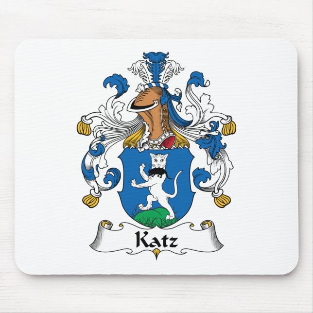 Katz Family Crest Mouse Mat (Front)