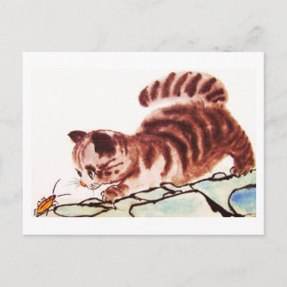 Katze Nr.32 * Katzen-Postkarten * Cat-Art-Postcard Postcard