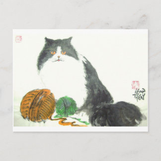 Katze Nr.38 * Katzen-Postkarte * Cat-Art-Postcards Postcard