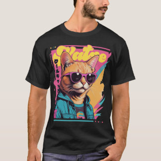 katze retrowave T-Shirt