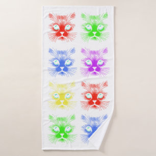 Katzen Themen Bath Towel Set