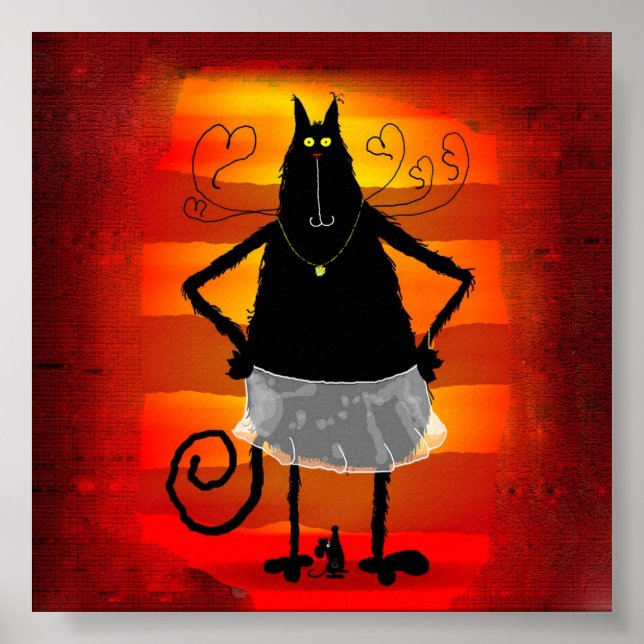 Katzenballerina Poster (Front)