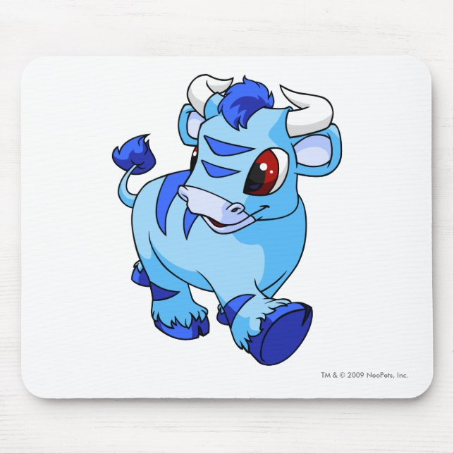 Kau Blue Mouse Mat (Front)