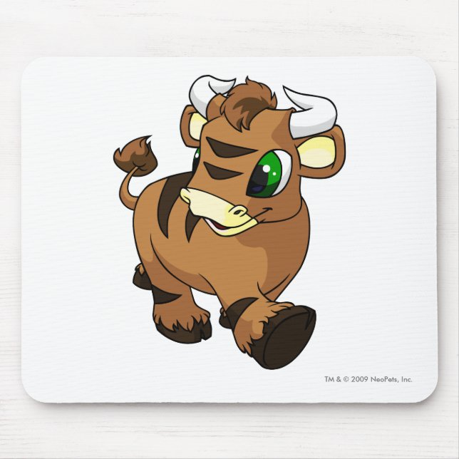 Kau Brown Mouse Mat (Front)