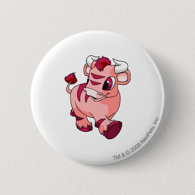 Kau Pink 6 Cm Round Badge (Front)