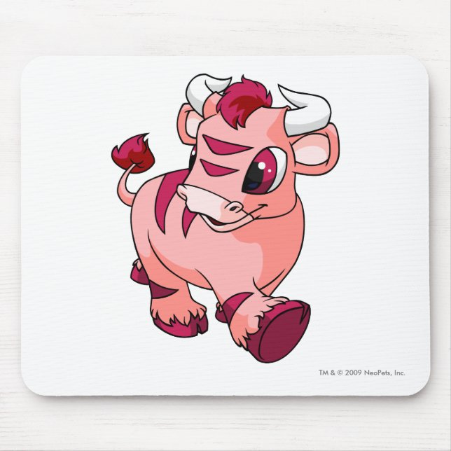 Kau Pink Mouse Mat (Front)