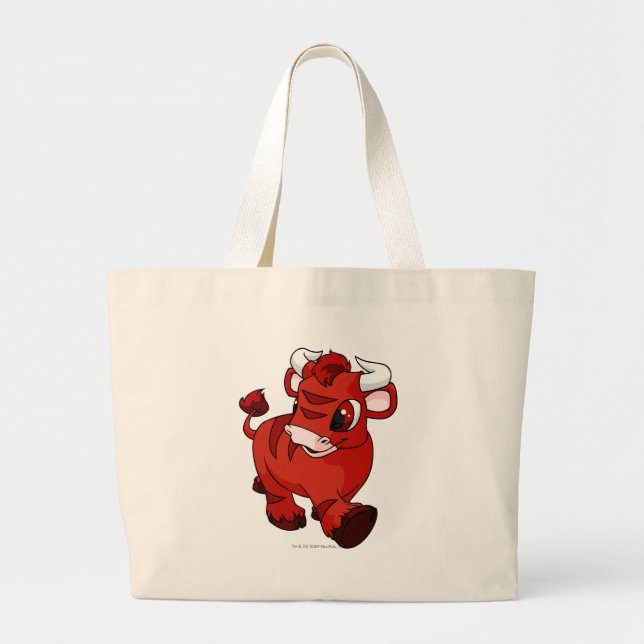 Kau Red Large Tote Bag (Front)