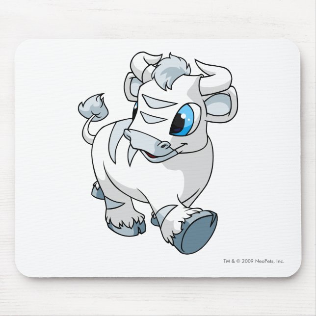 Kau White Mouse Mat (Front)