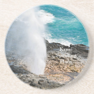 Kauai Aqua Ocean Spouting Horn Poipu Coaster