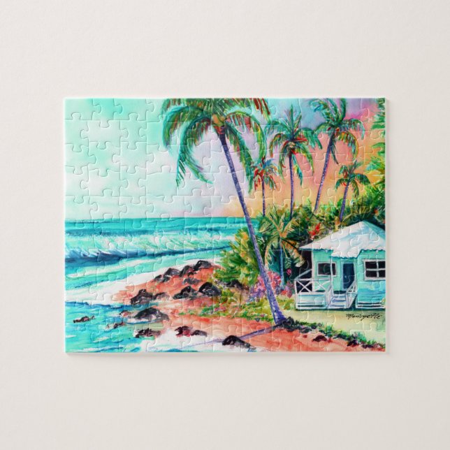 Kauai Beach Cottage Jigsaw Puzzle (Horizontal)