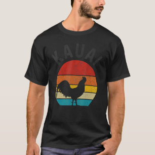 Kauai Chicken Hawaii Vintage Hawaiian Islands Souv T-Shirt
