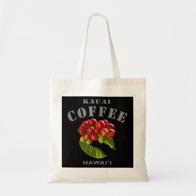 Kauai Coffee Hawaii Famous Island Modern Hawaiian  Tote Bag (Front)