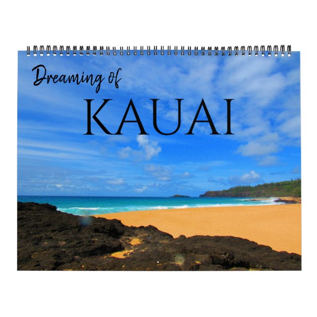 kauai dreams 2026 large calendar (Cover)