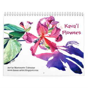 Kauai Flowers Calendar