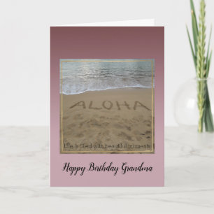 Kauai Hawaii Aloha Beach Beautiful Moments Card