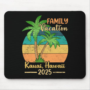 Kauai Hawaii Beach Family Vacation 2025 Summer  Mouse Mat