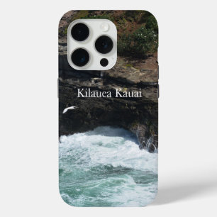 Kauai Hawaii Cliffs at Kilauea Ocean iPhone 15 Pro Case
