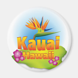 Kauai, Hawaii Desgin Magnet
