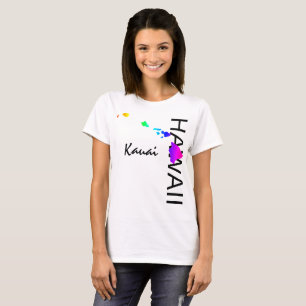 KAUAI - HAWAII ISLANDS NEON RAINBOW T-Shirt