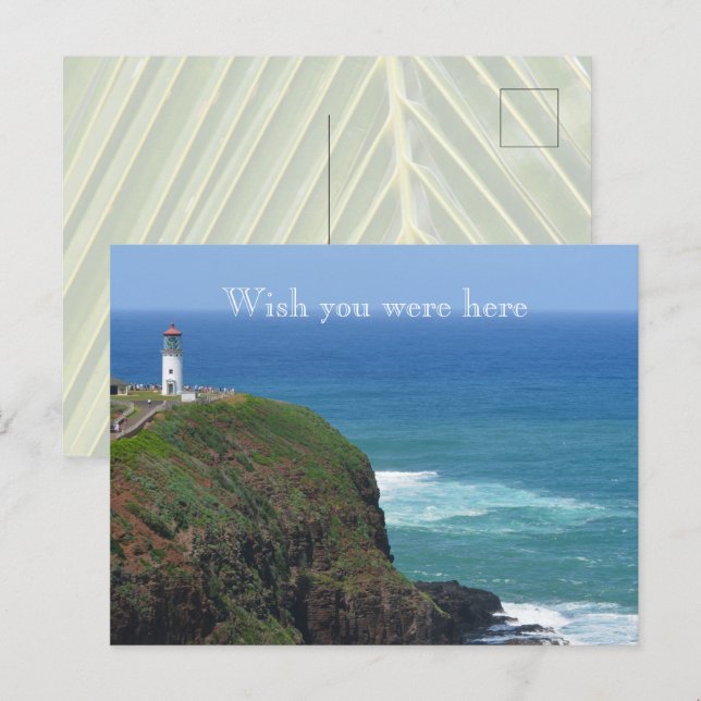 Kauai Hawaii Kilauea Lighthouse Postcard (Front/Back)