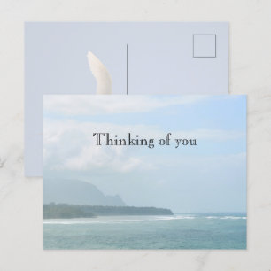 Kauai Hawaii Kilauea Ocean Red Tailed Tropicbird  Postcard