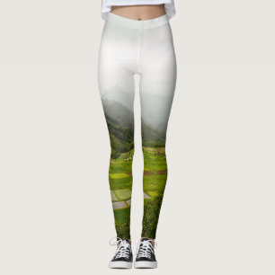 Kauai, Hawaii Landscape Scene Leggings