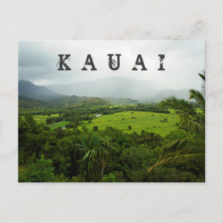Kauai, Hawaii Landscape Scene Postcard