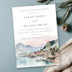 Kauai Hawaii Landscape Wedding Anniversary Invitation