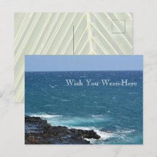 Kauai Hawaii Ocean Spouting Horn Postcard