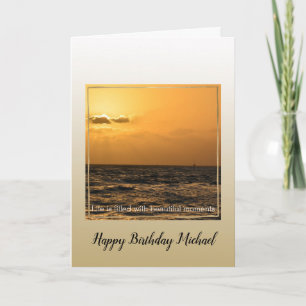 Kauai Hawaii Ocean Sunset Beautiful Moments      Card