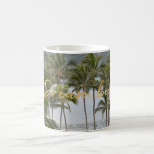 Kauai Hawaii Palm Trees Beach Gold Dream         Coffee Mug