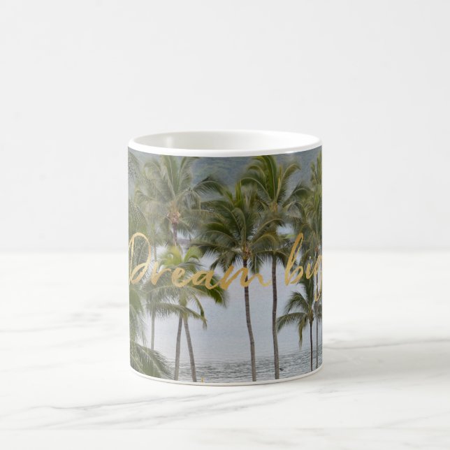 Kauai Hawaii Palm Trees Beach Gold Dream         Coffee Mug (Center)