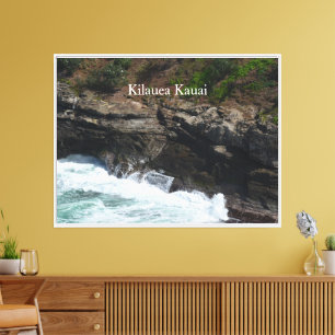 Kauai Hawaii Peacock Feathers Canvas Print
