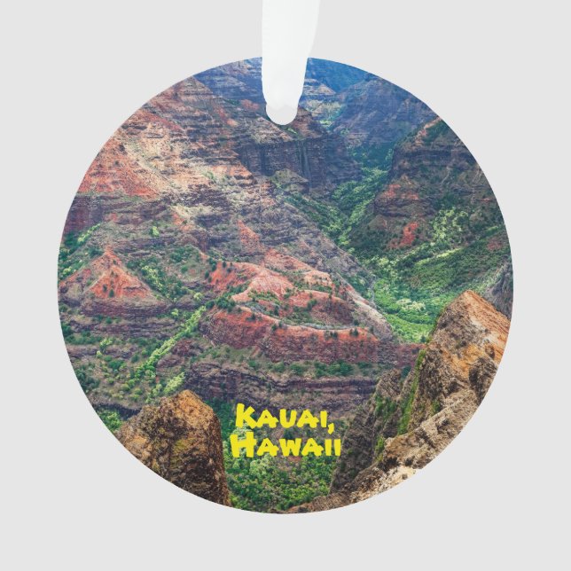 Kauai, Hawaii - Poipu & Waimea Ornament (Front)