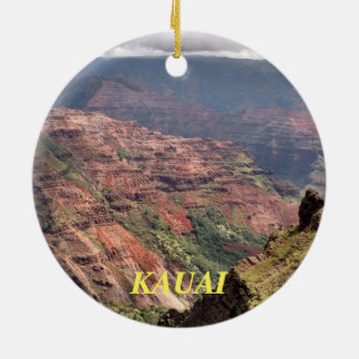Kauai Hawaii Scenic Ceramic Ornament
