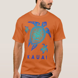 Kauai Hawaii Sea Blue ribal urtle T-Shirt