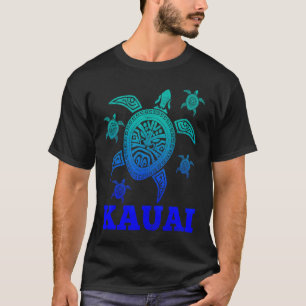 Kauai Hawaii Sea Turtle Souvenir Scuba Diving Dive T-Shirt