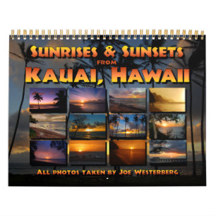 Kauai, Hawaii Sunset Sunrise Calendar