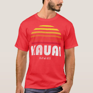Kauai Hawaii Sunset Vintage Tropical T-Shirt