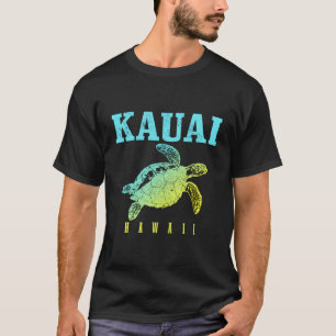 Kauai Hawaii Surf Sea Turtle Surfer Scuba Diving H T-Shirt