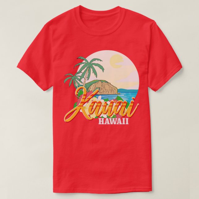 Kauai Hawaii T-Shirt (Design Front)