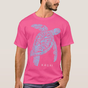 Kauai Hawaii Tribal Sea Turtle Scuba Diving Aloha T-Shirt