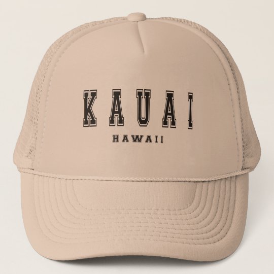 Kauai Hawaii Trucker Hat Zazzle.co.uk