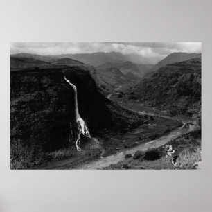 Kauai, Hawaii - View of Hanapepe Valley Poster