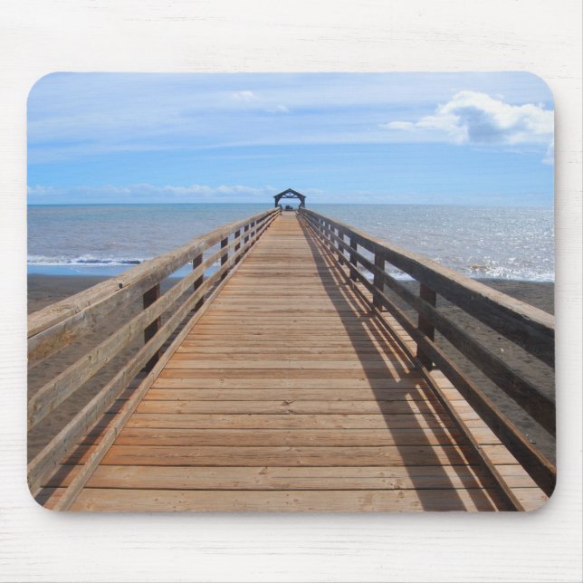 Kauai Hawaii Waimea Pier Mousepad (Front)