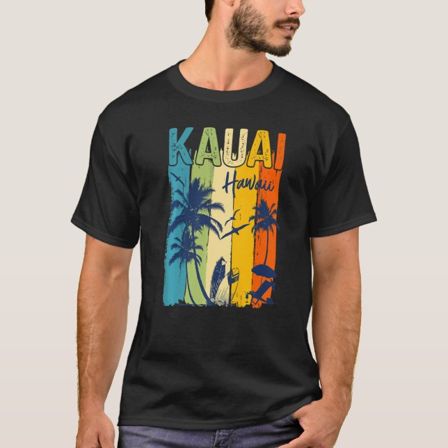 Kauai Hawaiian Family Vacation Matching Group Prem T-Shirt (Front)