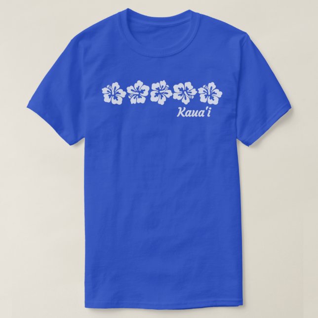 KauaI Kauai T Hawaiian Hibiscus Flowers TShirt 5 (Design Front)