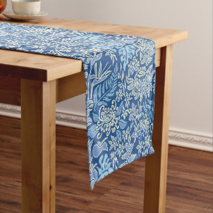 Kauai Morning Hawaiian Protea Floral Short Table Runner
