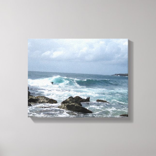 Kauai Ocean Scene Canvas Print (Front)