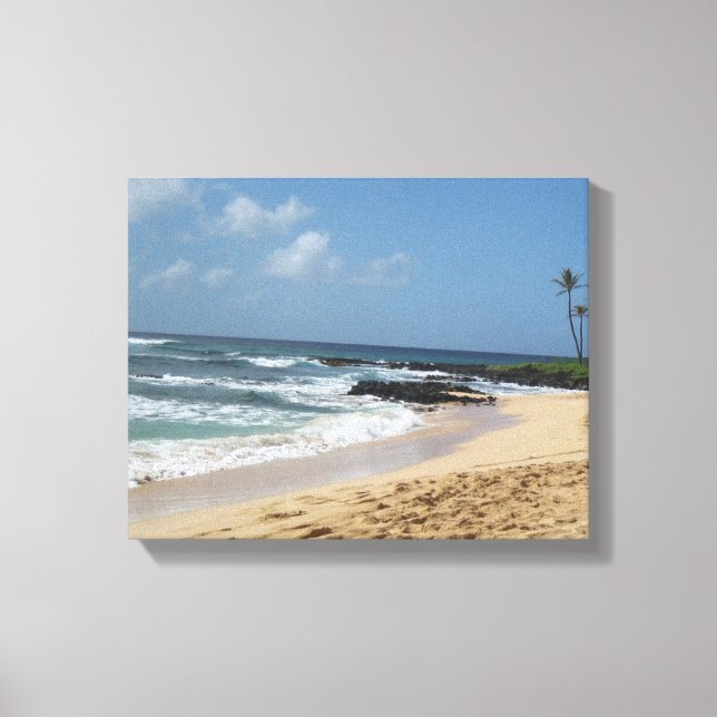 Kauai Ocean Scene Canvas Print (Front)